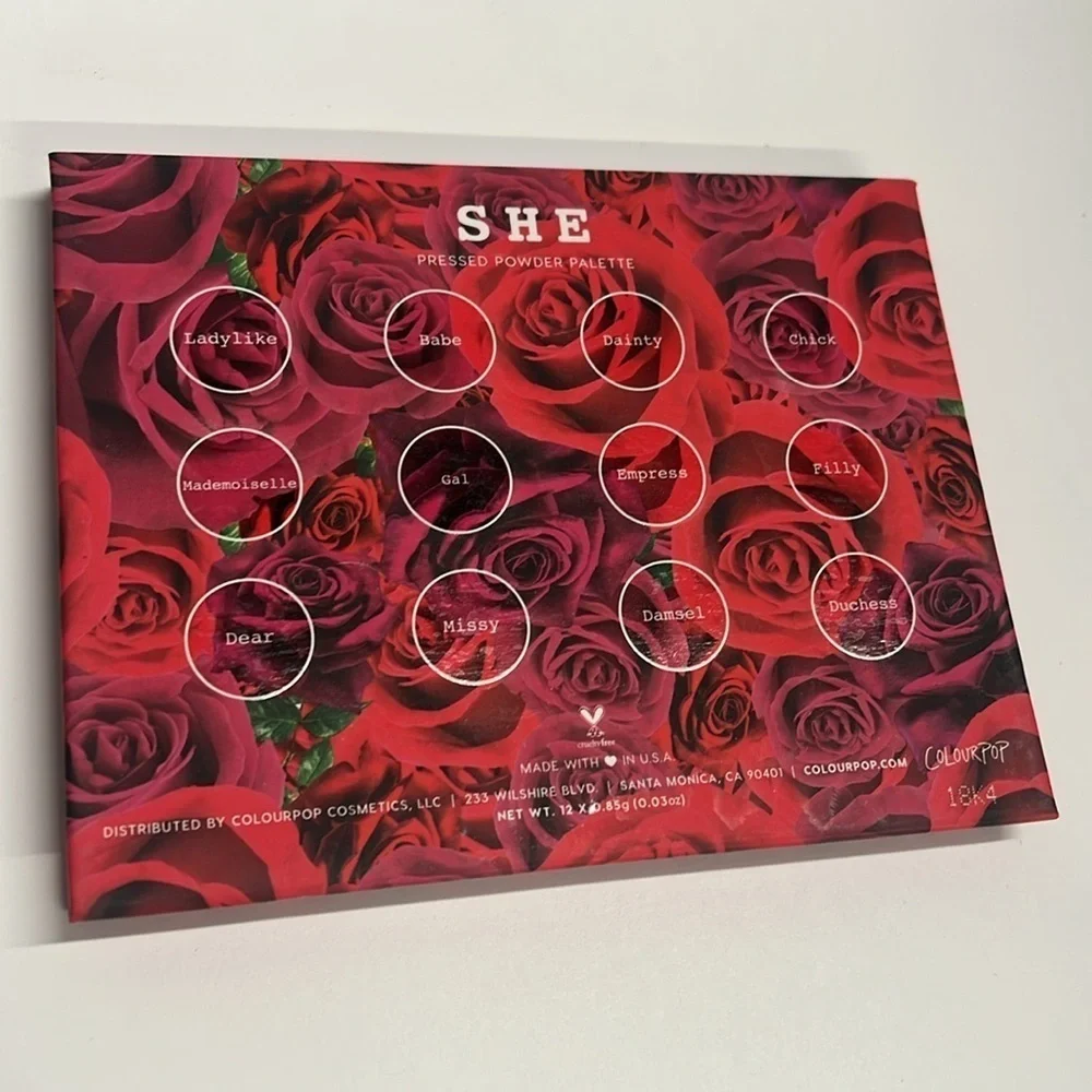 ColourPop Fem Rosa Karrueche x ColourPop She 12 Eyeshadows Palette - New